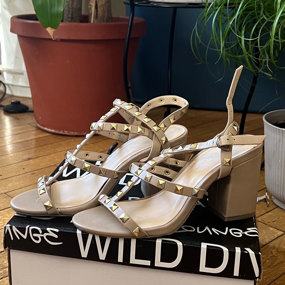 sandal block heel
